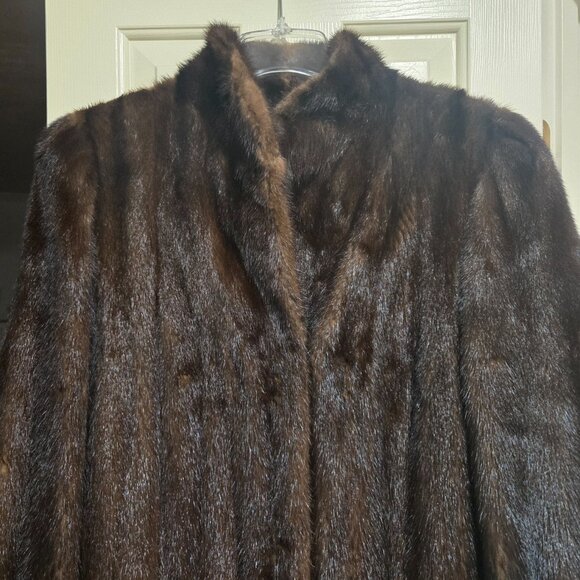 Saga full length 47" mink coat - Picture 12 of 12